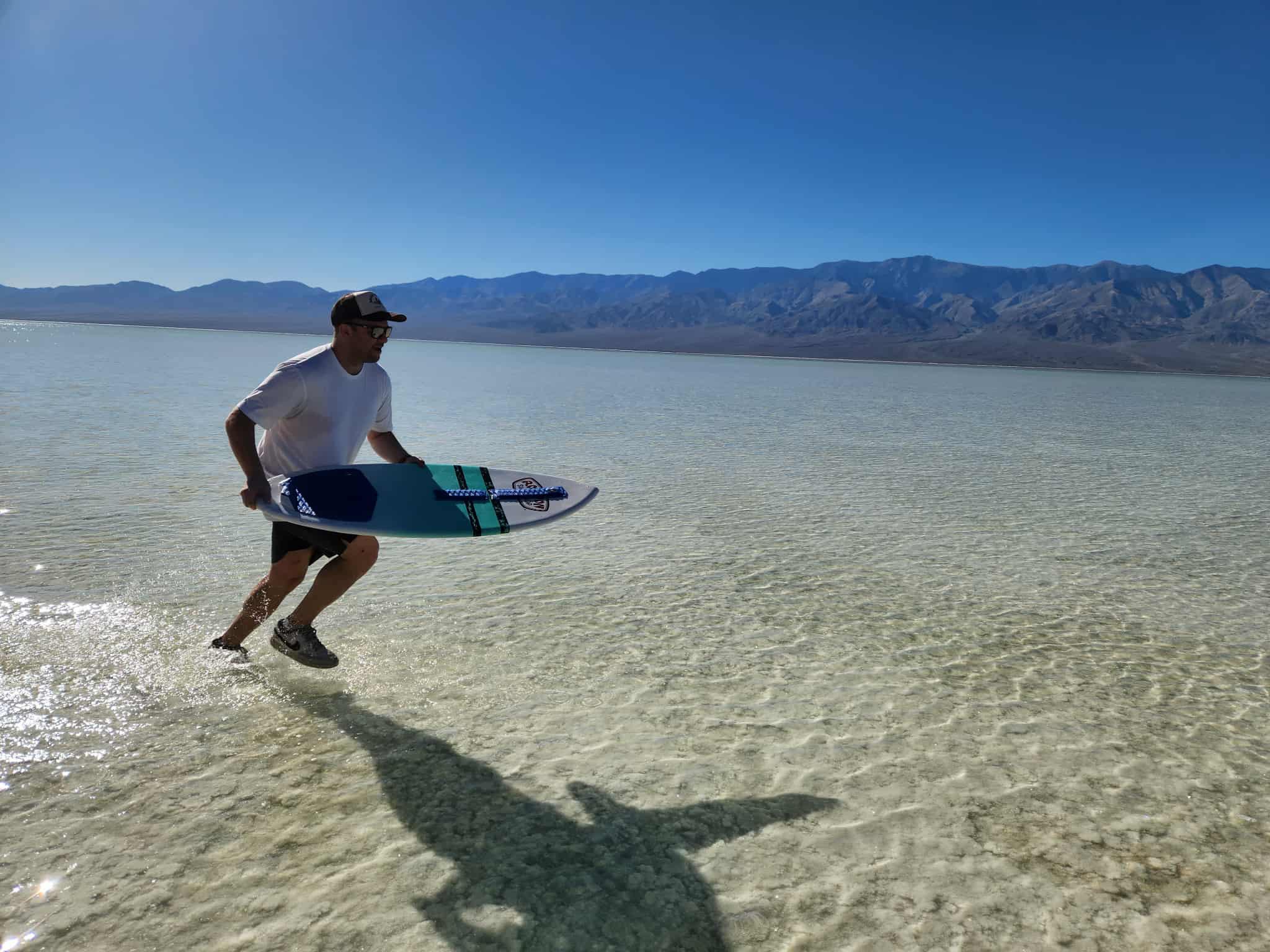 Nicholas Lovett surfing
